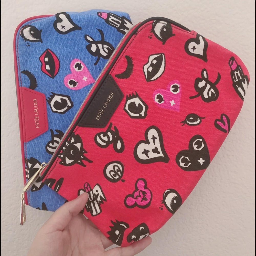 2 Estée Lauder cosmetic bags